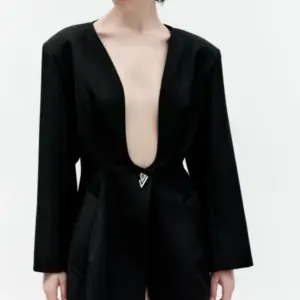 Langes Kleid aus Schurwolle