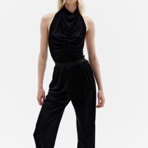 Vorne gerafftes Neckholder-Top