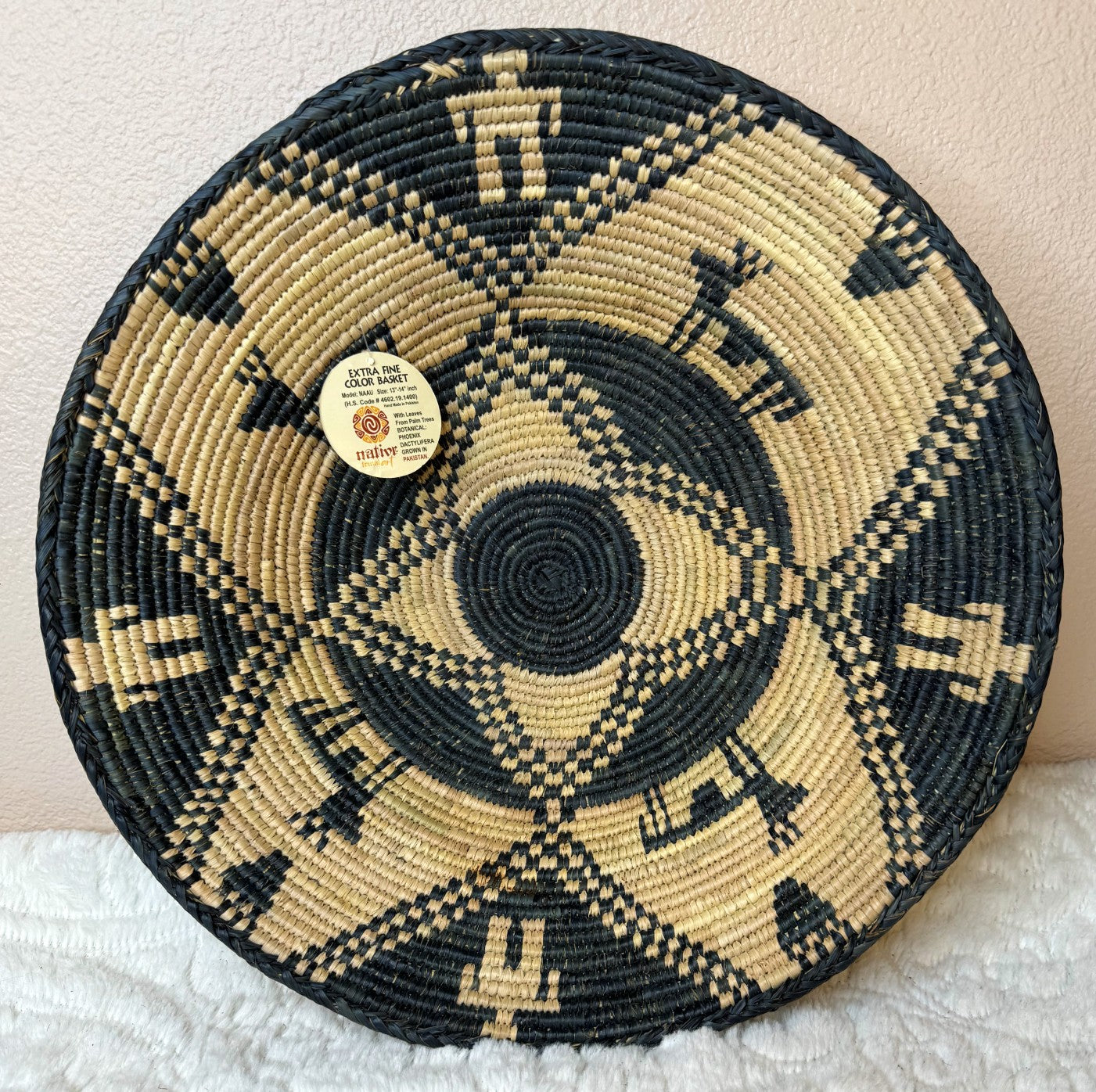 Südwestliche Premium-Körbe aus gewebtem Material – Schwarzer Kojote