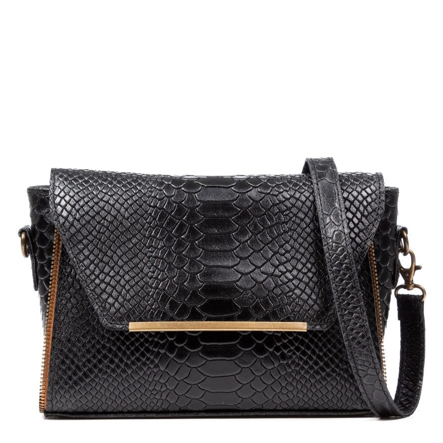 Umhängetasche aus italienischem Leder