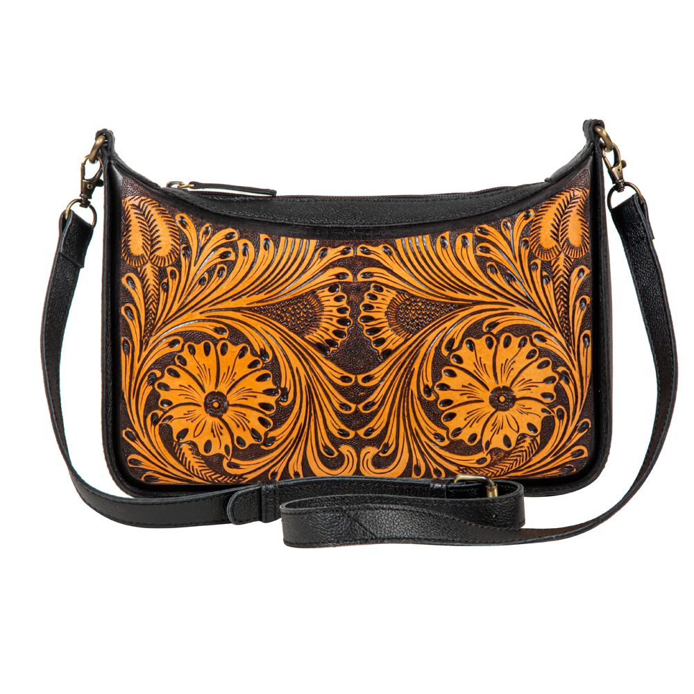 Sunflower Gorge Tasche aus punziertem Leder