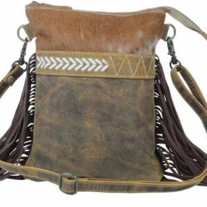 Auburn Sky Fringe Ledertasche