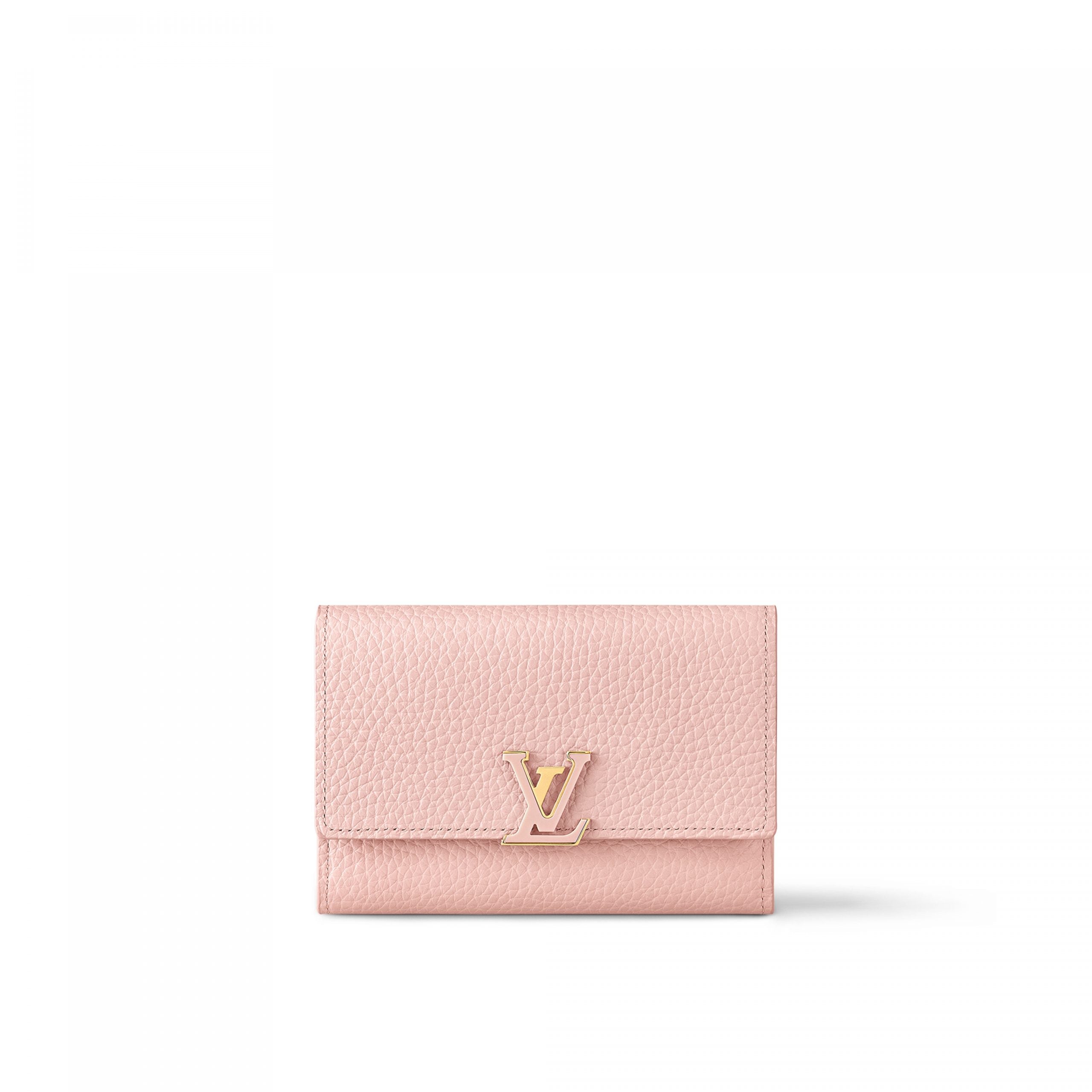 Louis Vuitton Capucines Kompakte Geldbörse Rose Jasmine