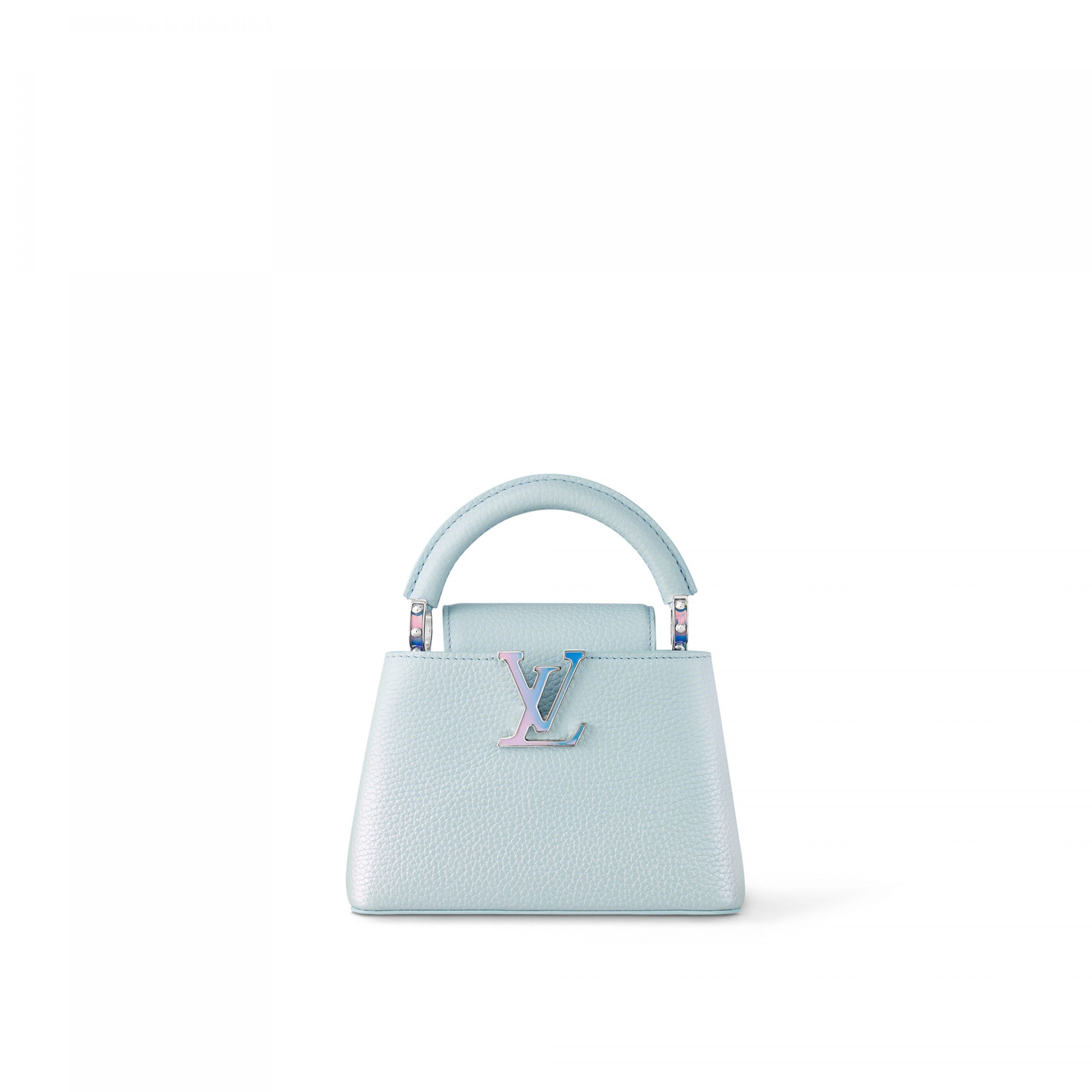 Louis Vuitton LV SKI Capucines Mini Blue Glacier