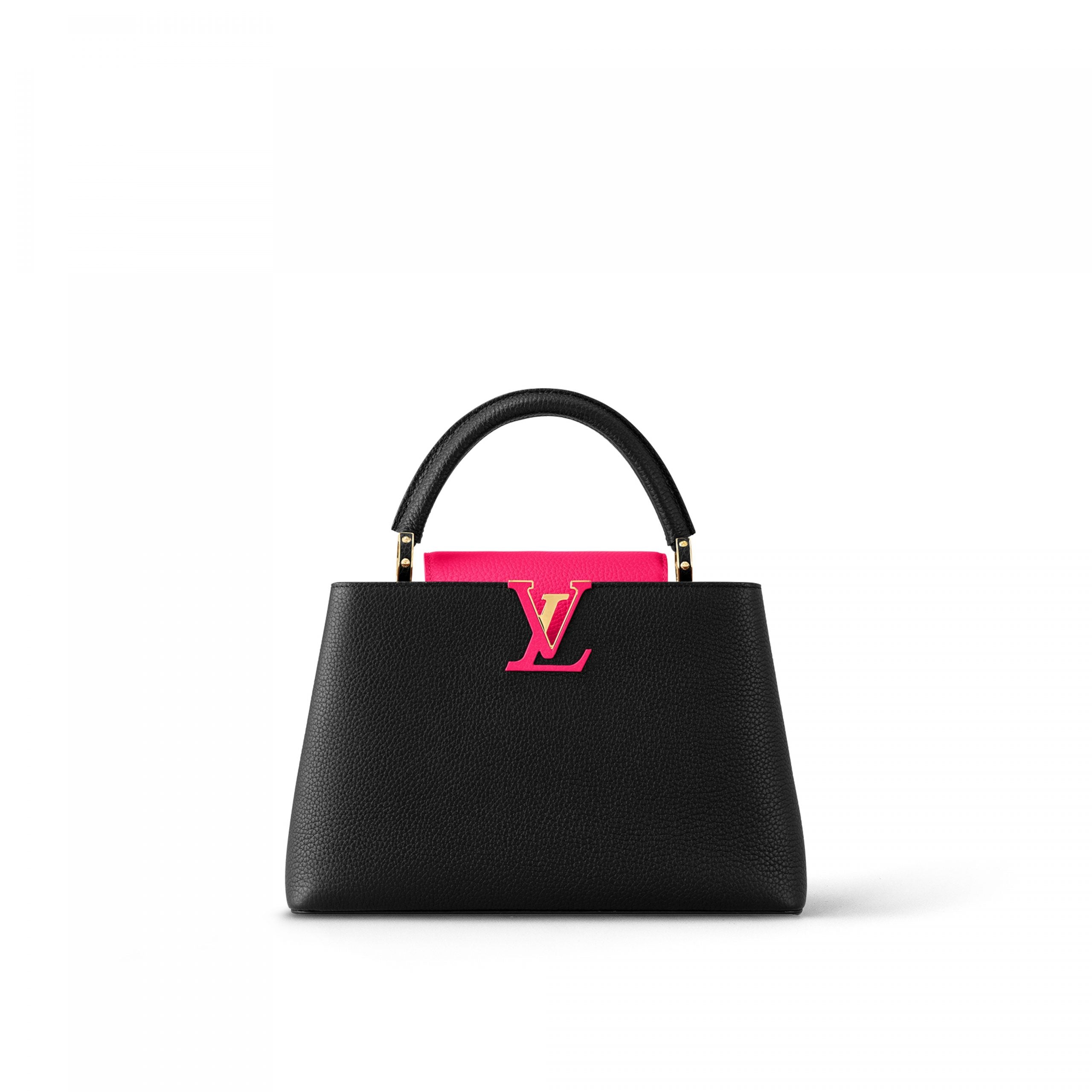 Louis Vuitton Capucines MM Black Rose Berlingot