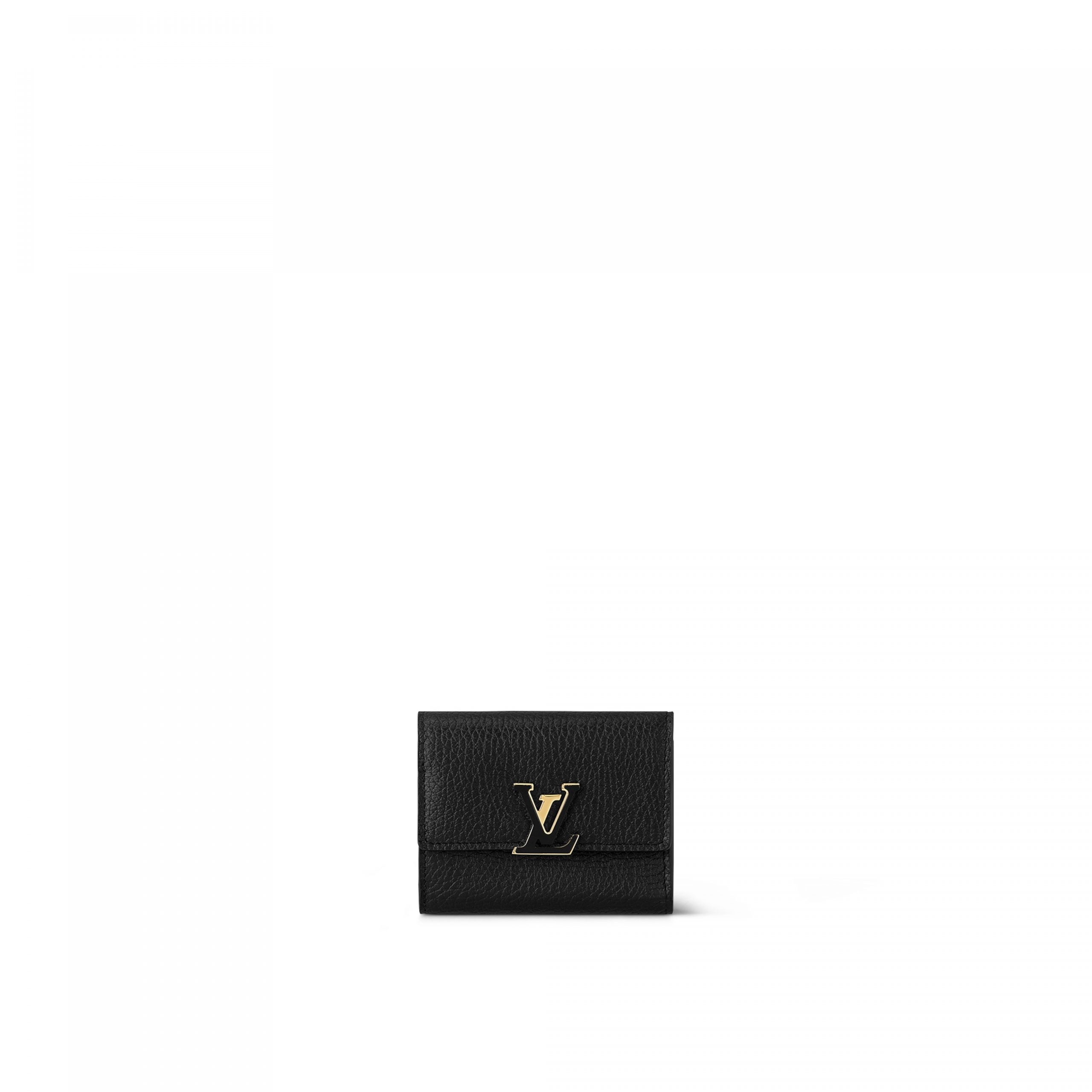 Louis Vuitton Capucines XS Geldbörse Schwarz
