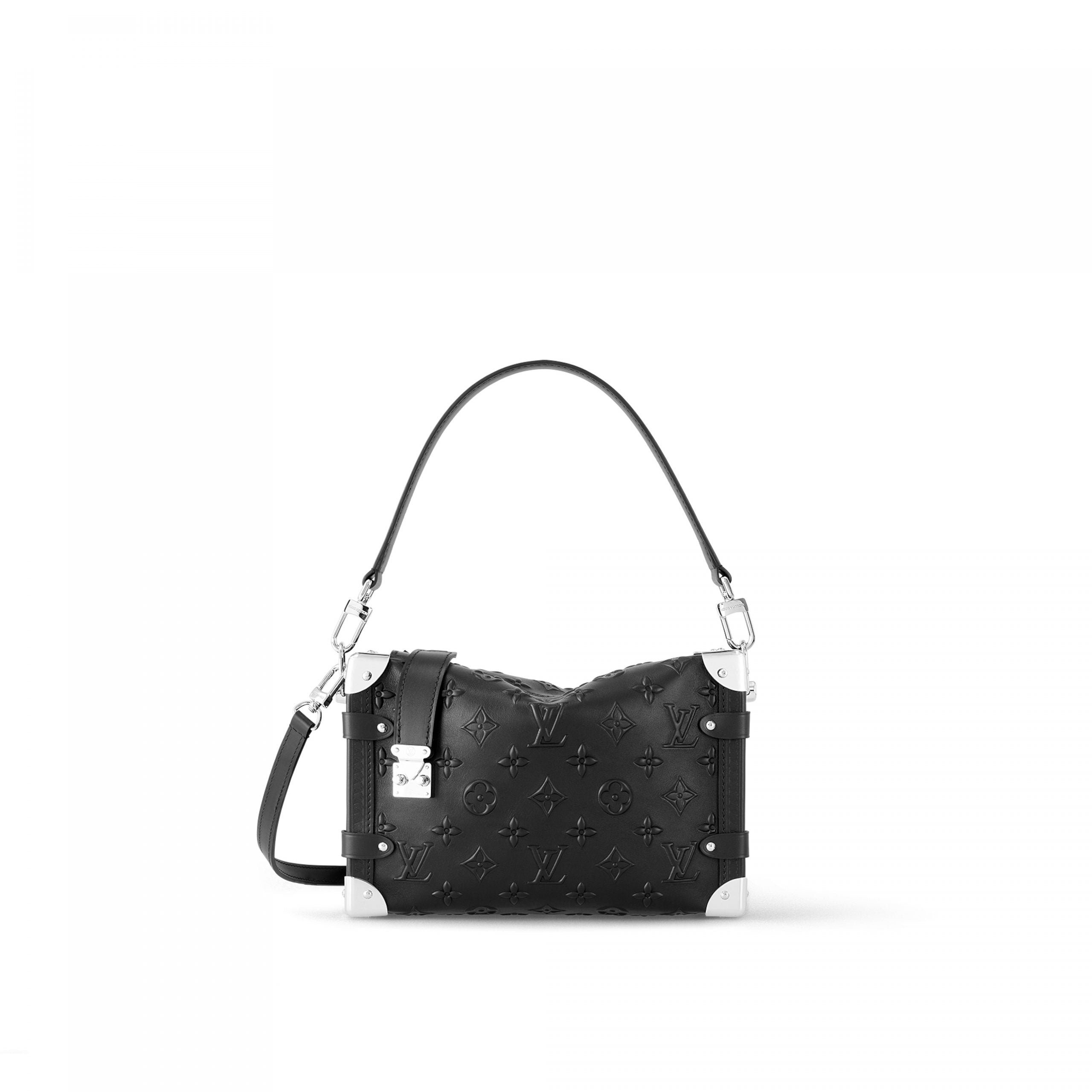 Louis Vuitton Side Trunk MM Schwarzes Leder